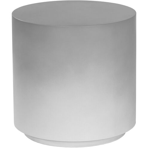 Perfetti 20 X 20 inch Grey / White Outdoor End Table